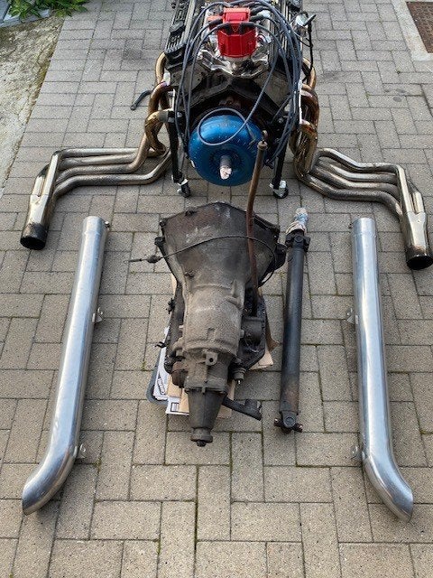 CORVETTE C3  MOTOR EN BOITE EN SIDE PIPES, Enlèvement, Chevrolet