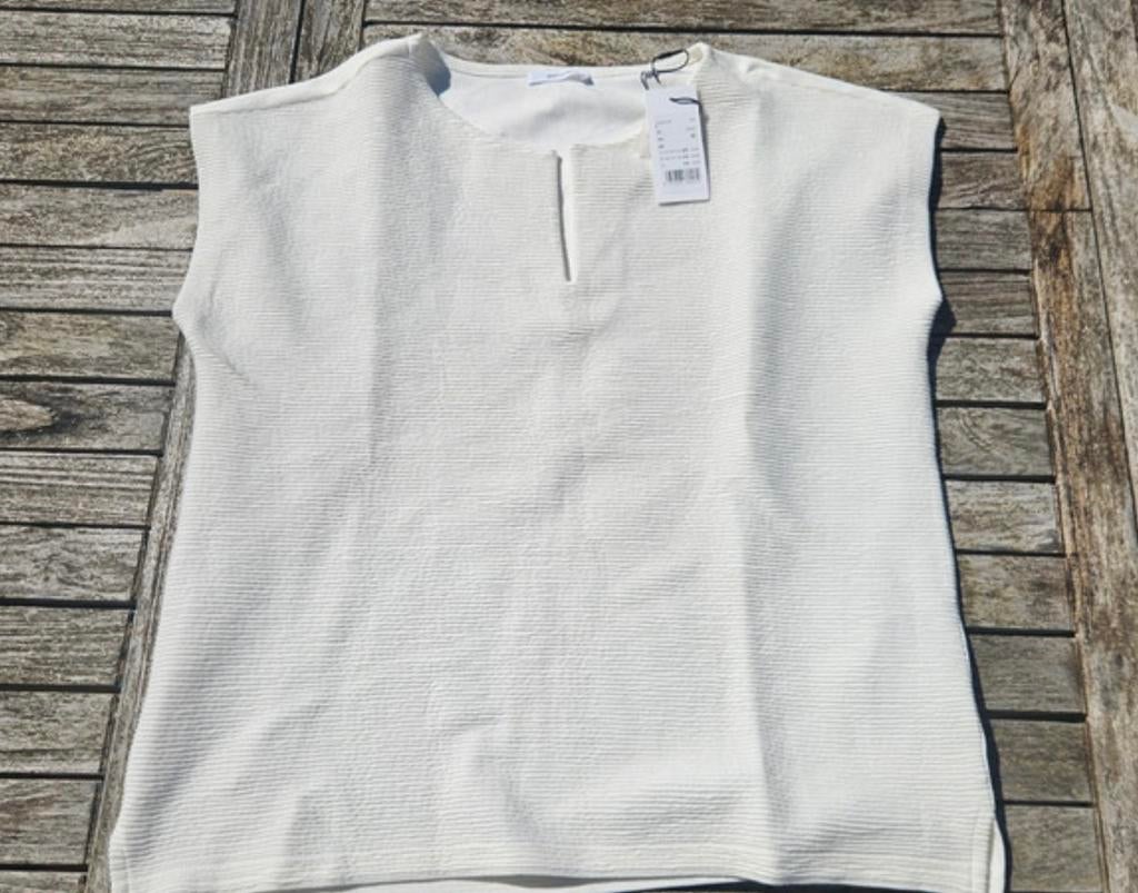 Nieuwe blouse Opus maat 40, Kleding | Dames, Maat 38/40 (M), Wit, Nieuw, Ophalen of Verzenden