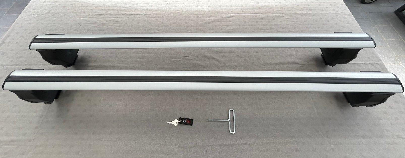 Alu wing bars voor auto zonder dakrails, Enlèvement, Neuf