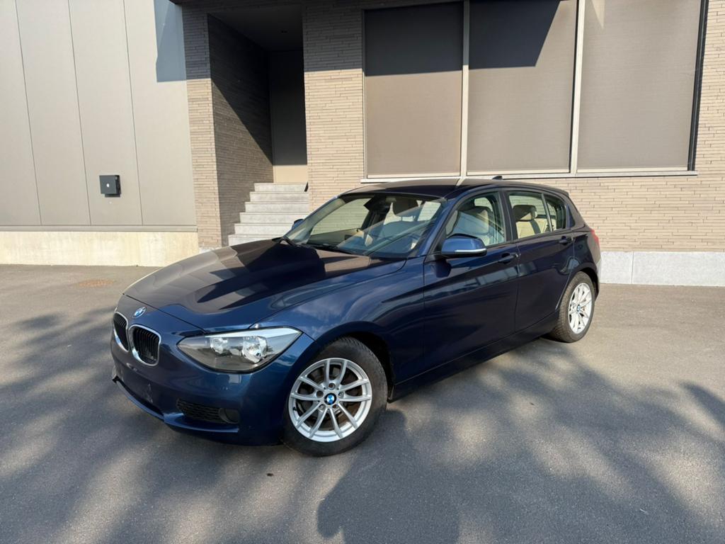 BMW 116d 2013 | Zuinig & Betrouwbaar, Auto's, 1 Reeks, 1995 cc, Beige, Blauw