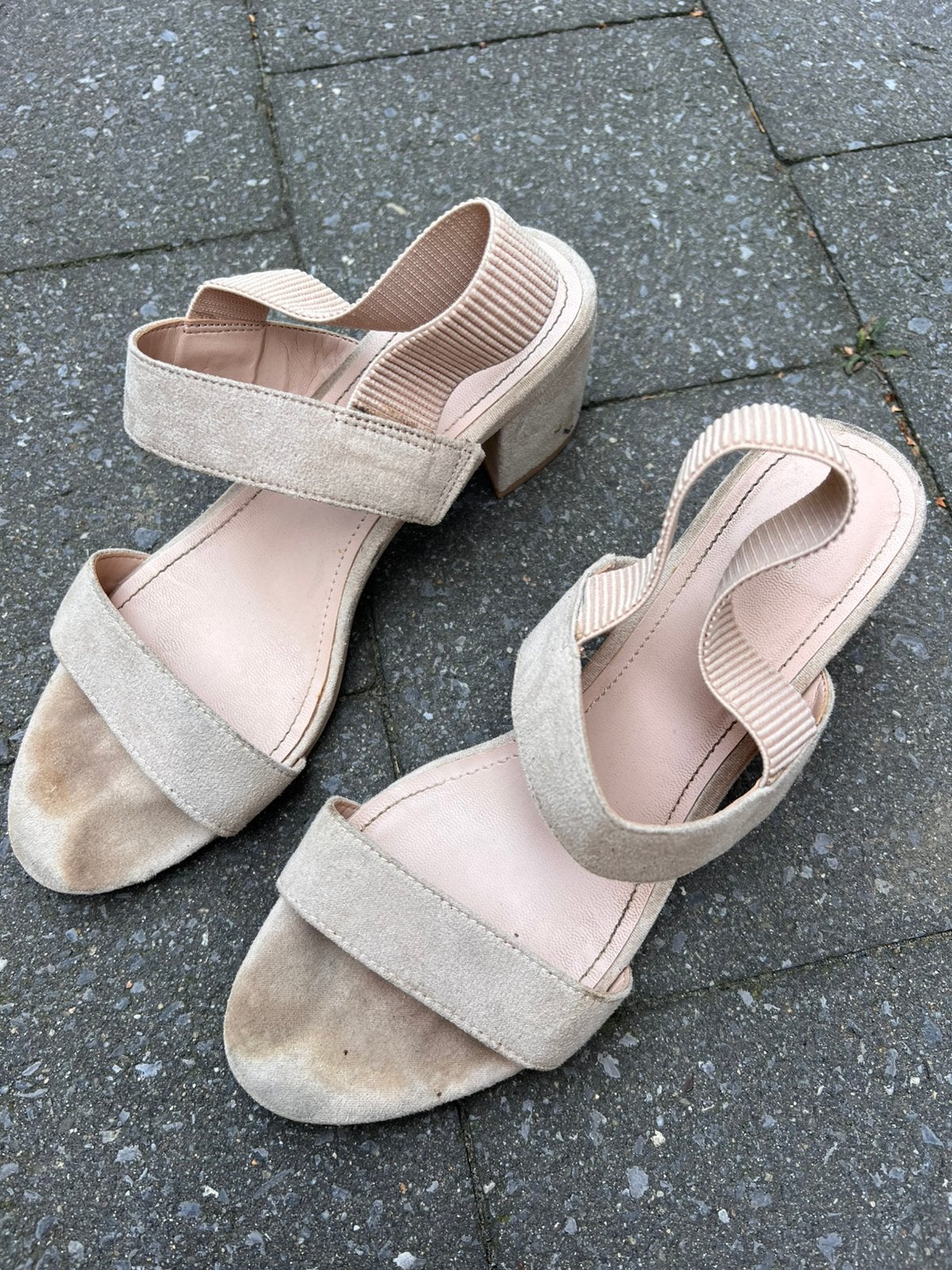Hakjes h&m roze/beige, Kinderen en Baby's, Babykleding | Schoentjes en Sokjes, Ophalen of Verzenden, Gebruikt