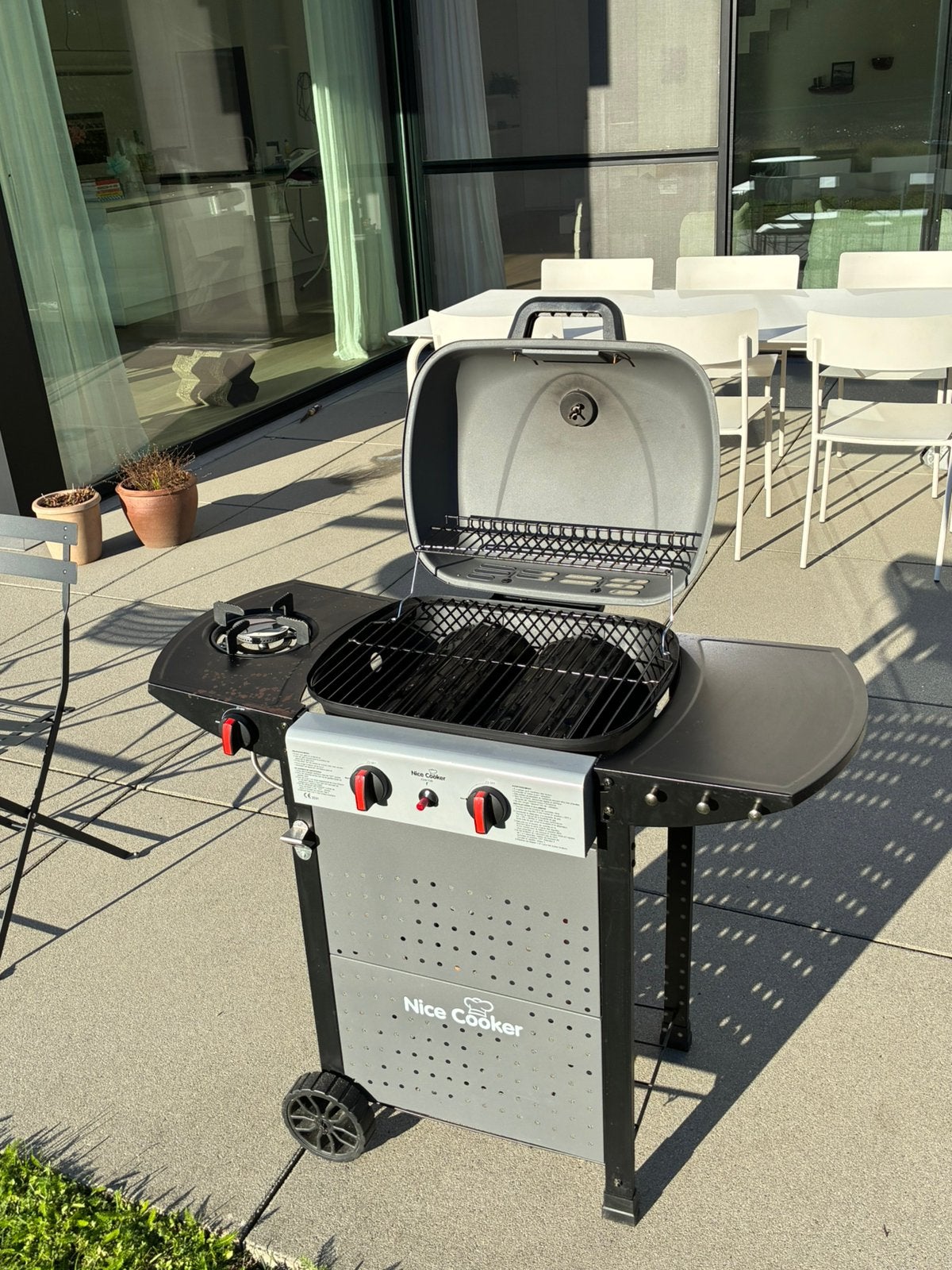 Nice cooker gas bbq 2.1 panama, Ophalen, Zo goed als nieuw