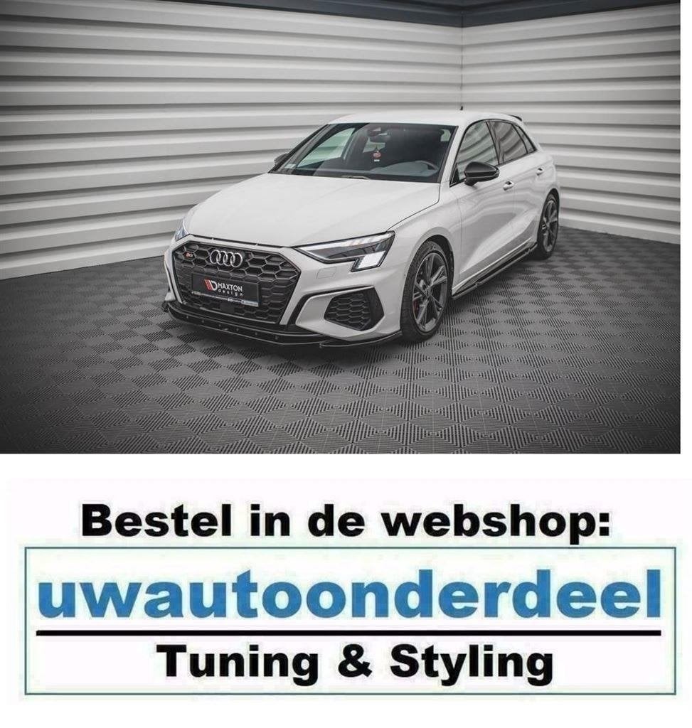 Maxton Splitter Spoiler Voor Audi A3 S3 8Y Sportback S Line, Verzenden