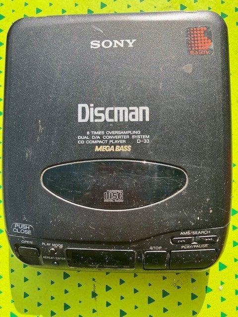 Sony Discman D-33 Portable CD Player Mega Bass, Audio, Tv en Foto, Ophalen, Discman