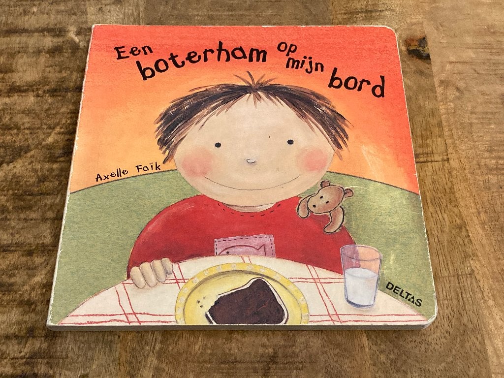 Kartonnen boek: Een boterham op mijn bord - Axelle Faïk, Ophalen of Verzenden, Gelezen, Axelle Faïk