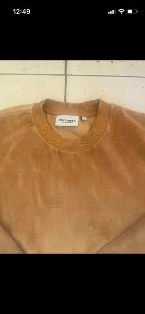 Carhartt trui size smal, Kleding | Heren, Ophalen, Zo goed als nieuw, Geel