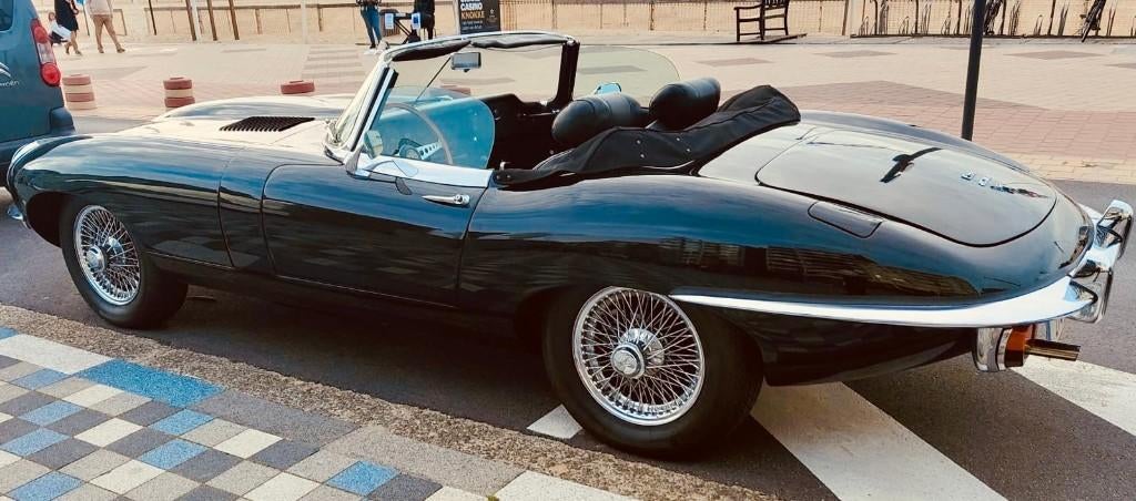 cabriolet Jaguar E.Type d'époque exclusif, Cuir, Achat, 4200 cm³, 2 places