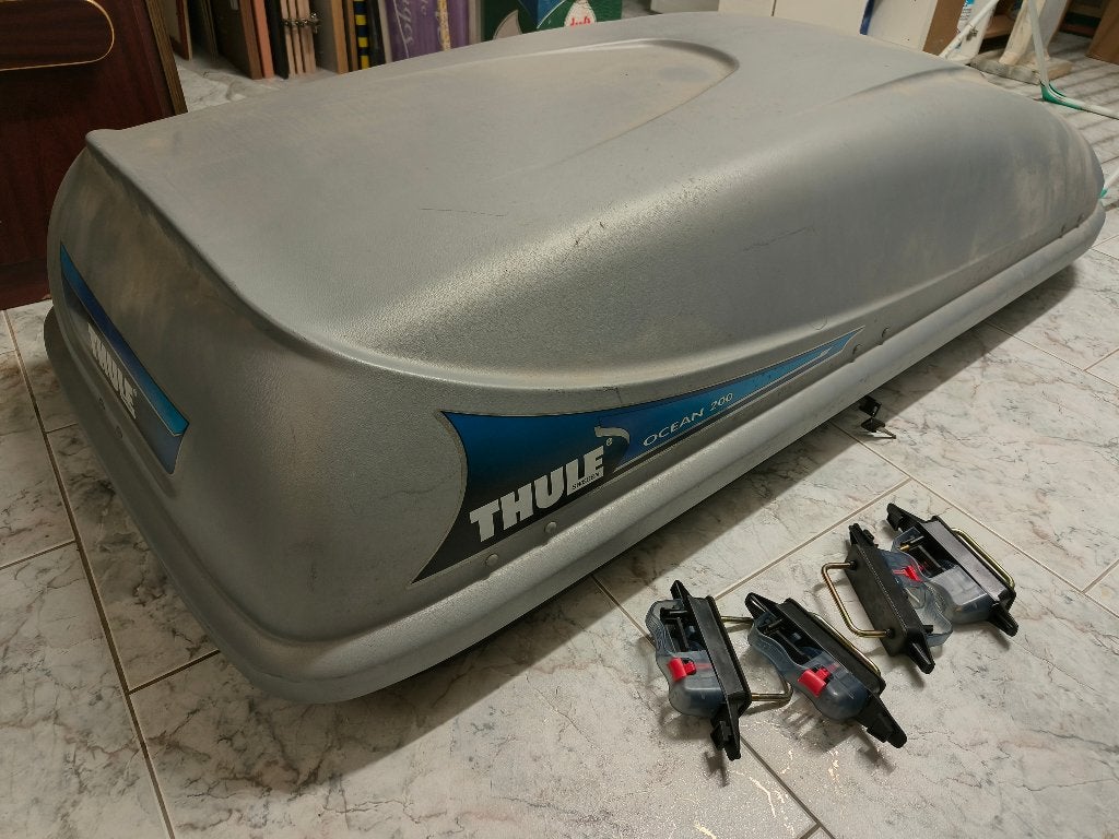 THULE Ocean 200 dakkoffer — Uitstekende staat — Compleet, Auto diversen, Dakkoffers, Gebruikt, Ophalen
