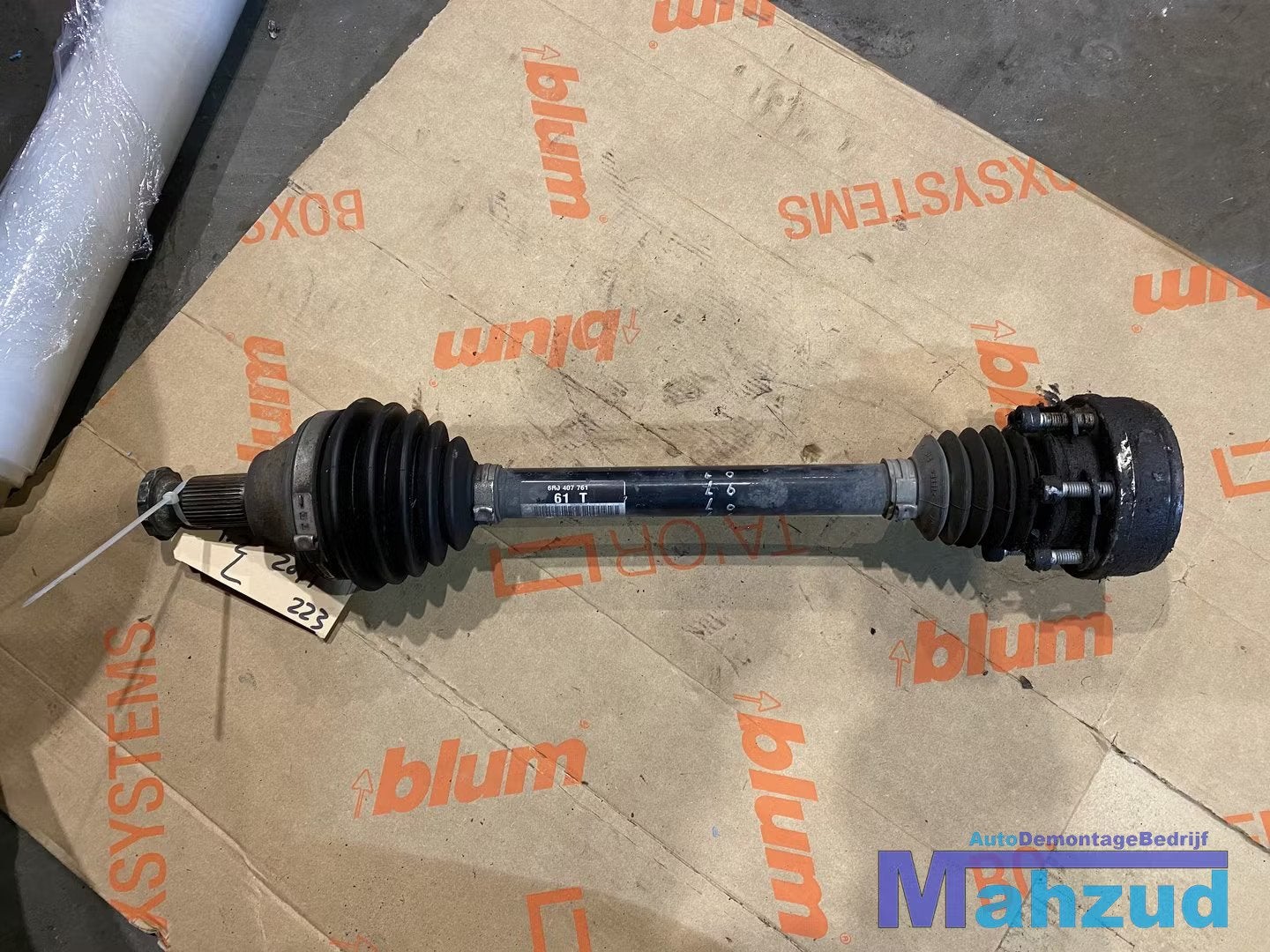 VW POLO 6R Links linker aandrijfas 6R0407761 CODE: 61T LNR, Volkswagen, Volkswagen AG, Vw@volkswagen.de, Utilisé