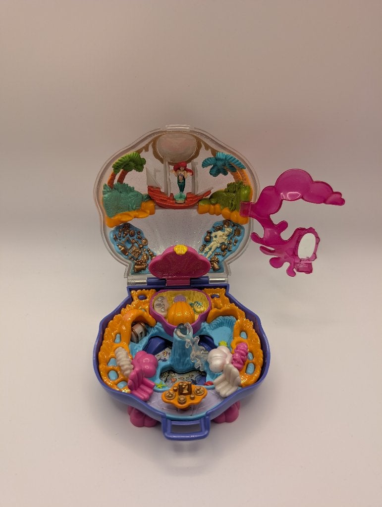 Vintage Disney Polly Pocket Ariel Kleine Zeemeermin Bluebird, Verzamelen, Ophalen of Verzenden, Gebruikt