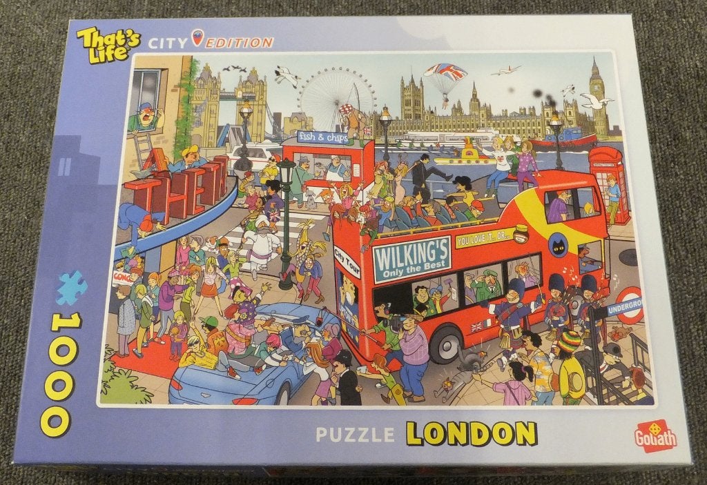 Puzzel - Goliath 1000 - City Edition, London, Verzenden, 500 t/m 1500 stukjes, Gebruikt, Legpuzzel
