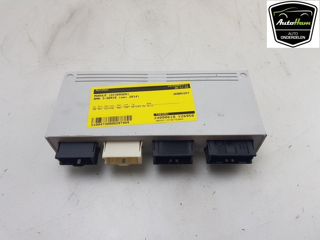 ORDINATEUR DIVERS C BMW 3 serie Gran Turismo (F34), Utilisé, BMW