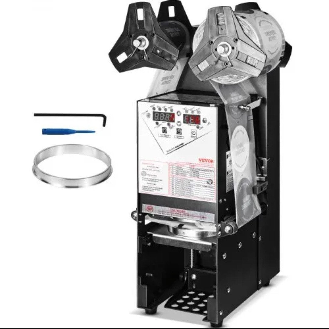 VEVOR Fully Automatic Cup Sealing Machine, Ophalen of Verzenden, Nieuw in verpakking, Koffie en Espresso