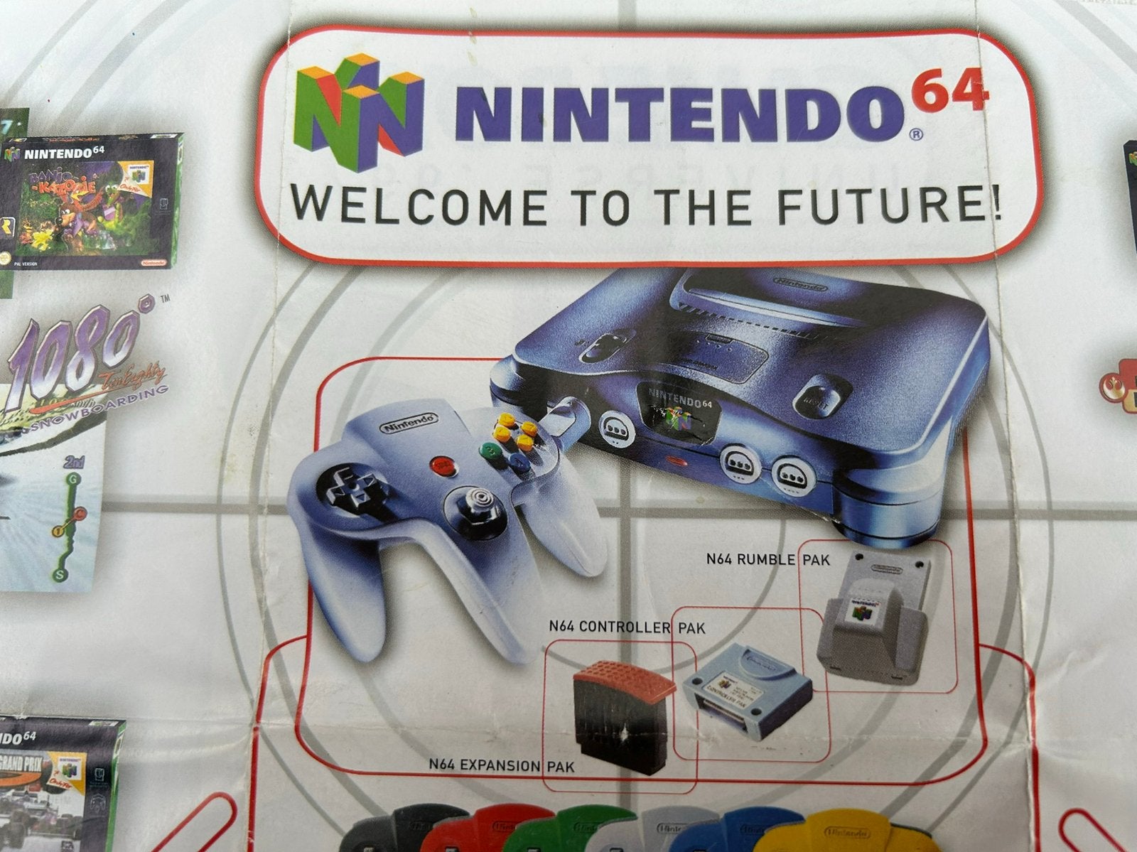 promotionnelle brochure originale pour Nintendo 64 de 1999, Consoles de jeu & Jeux vidéo, Enlèvement ou Envoi, Comme neuf