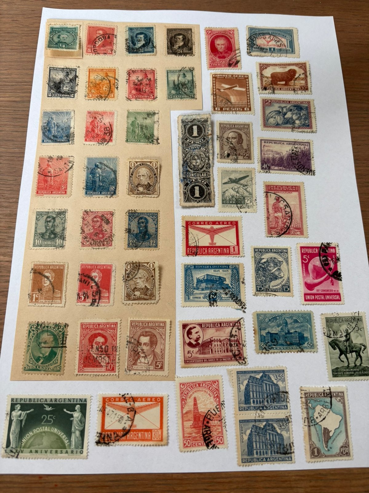 Oude postzegels Argentinië, Enlèvement ou Envoi