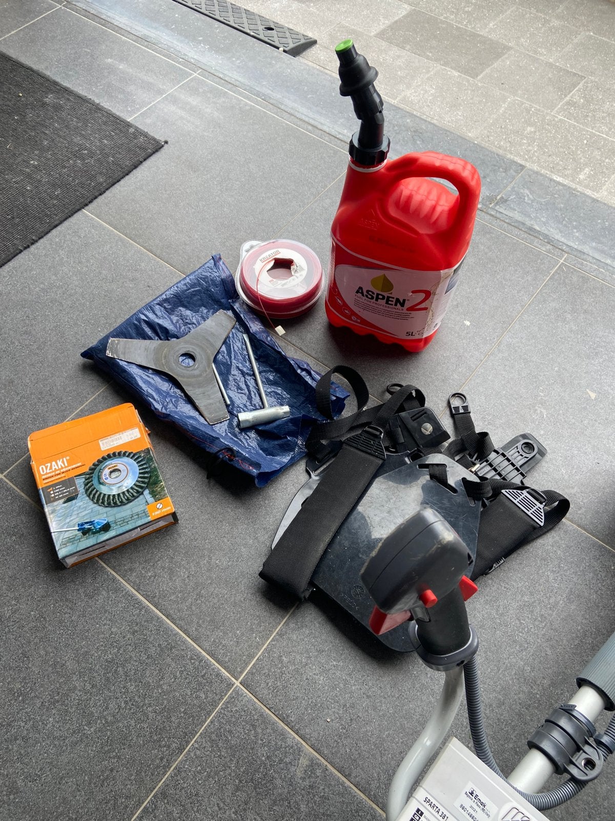 Bosmaaier benzine, Tuin en Terras, Ophalen, Zo goed als nieuw, Benzine