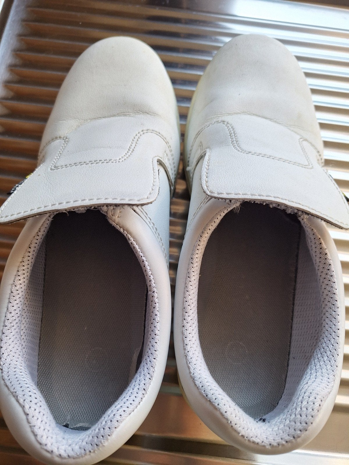 chaussures de chef blanches taille 41, Enlèvement ou Envoi, Safeet footwear, Porté, Blanc