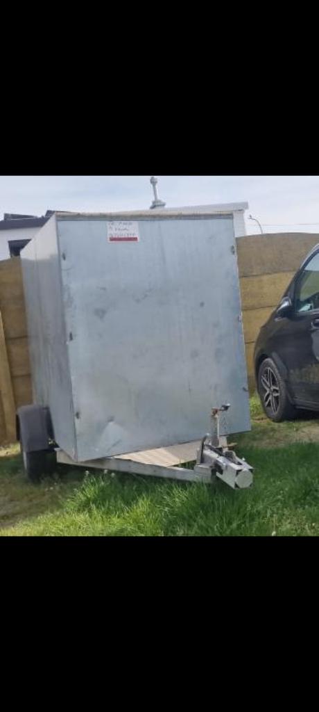 Remorque galvanisé fermée a vendre, Autos : Divers, Remorques, Enlèvement
