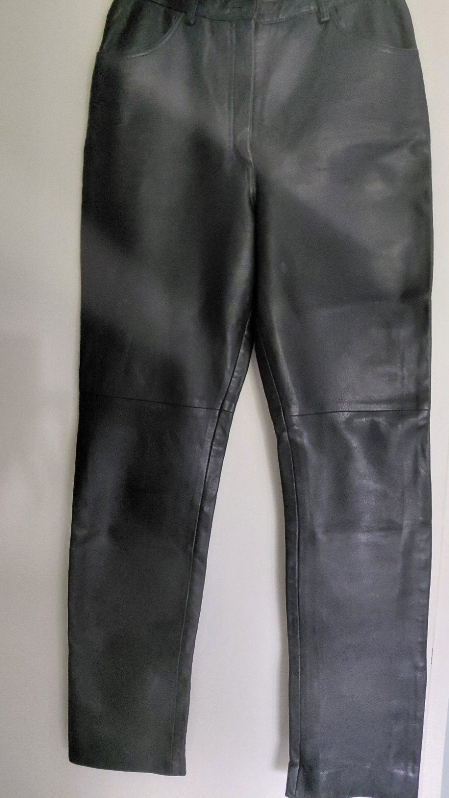 leder broek, Kleding | Dames, Zwart, Maat 36 (S), Lang, Gedragen