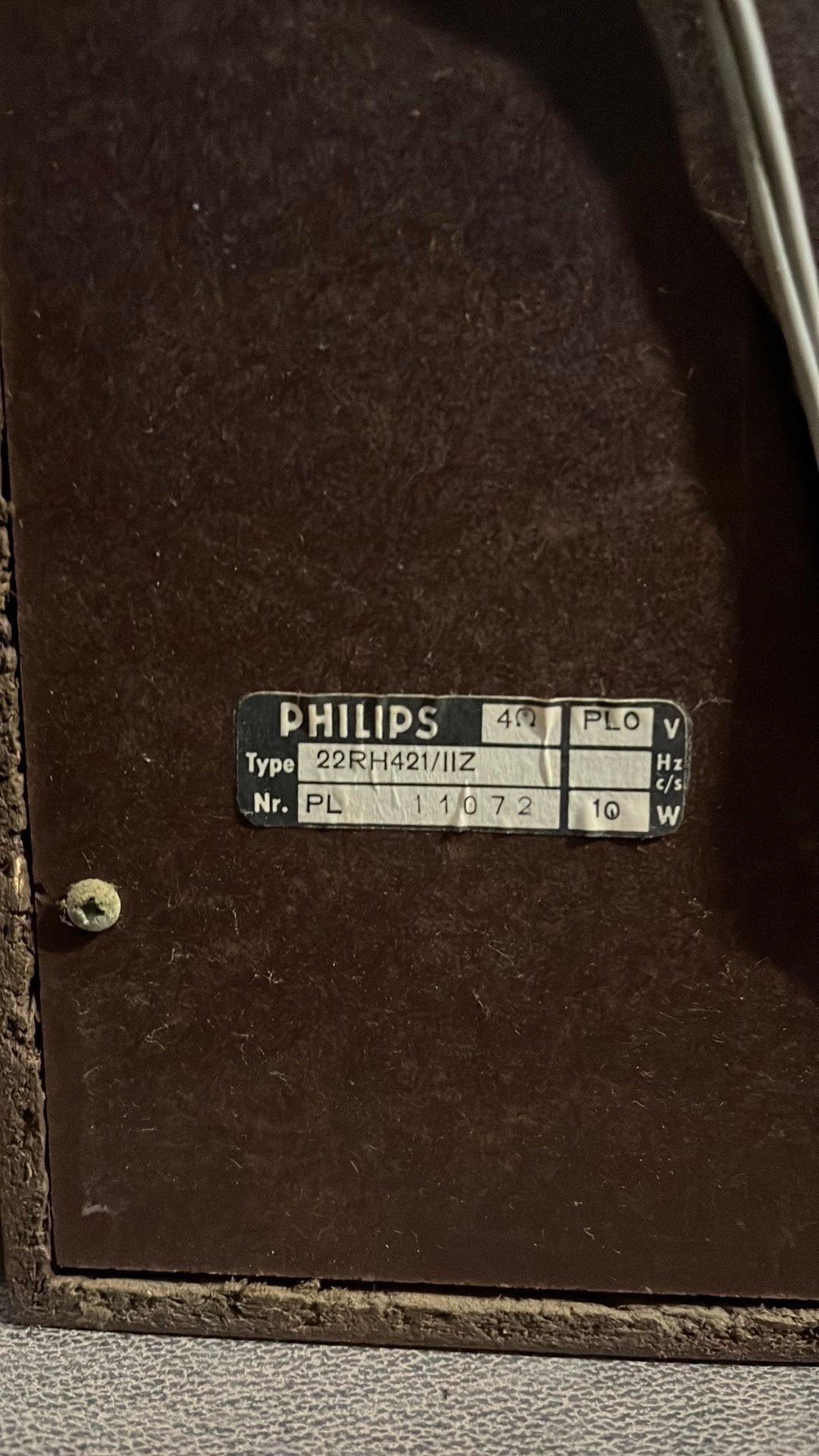 Vintage speakers van Philips, Audio, Tv en Foto, Luidsprekerboxen, Ophalen, Zo goed als nieuw, Philips