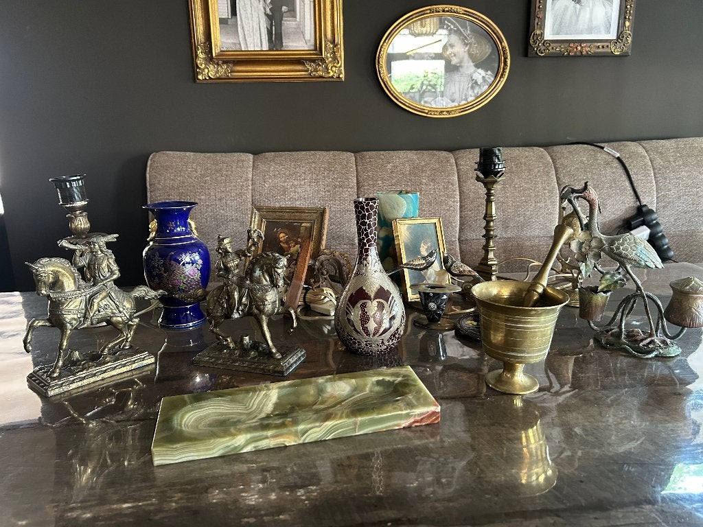 Beaux objets anciens de l'héritage - bronze - cuivre -, Antiquités & Art, Envoi