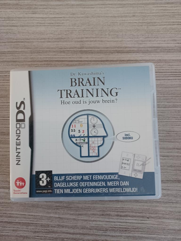 Spel voor Nintendo DS, brain training, Games en Spelcomputers, Games | Nintendo DS, Ophalen, Zo goed als nieuw, Puzzel en Educatief