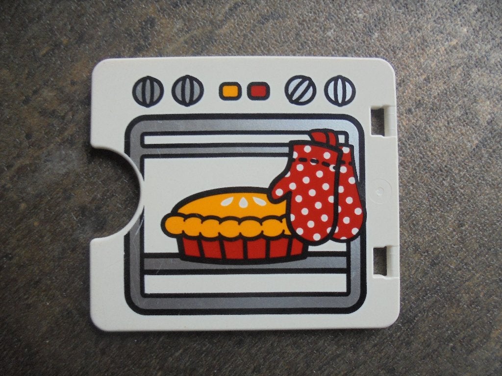 Lego Duplo D/W Pane 1x4x3 with Oven Pattern (zie foto's), Enlèvement ou Envoi, Utilisé, Briques en vrac, Duplo