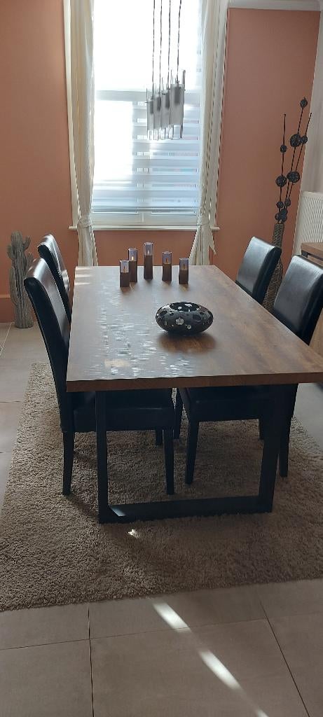 Eettafel, Huis en Inrichting, Tafels | Eettafels, Ophalen, Past in elk interieur, 50 tot 100 cm, Zo goed als nieuw