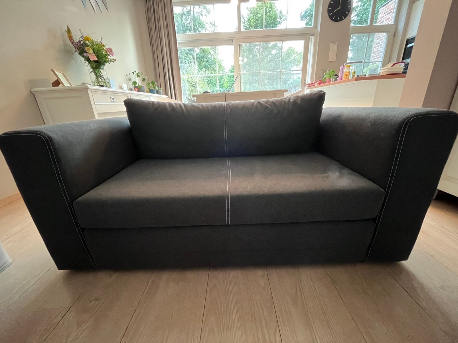 Zetel / slaapbank, Huis en Inrichting, Slaapkamer | Slaapbanken, Ophalen, Zo goed als nieuw