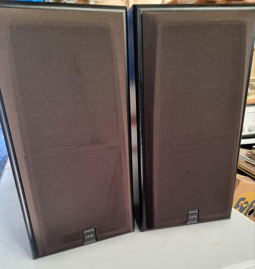 Kenwood LS-76, Audio, Tv en Foto, Luidsprekerboxen, Gebruikt, 60 tot 120 watt, Front, Rear of Stereo speakers, Ophalen