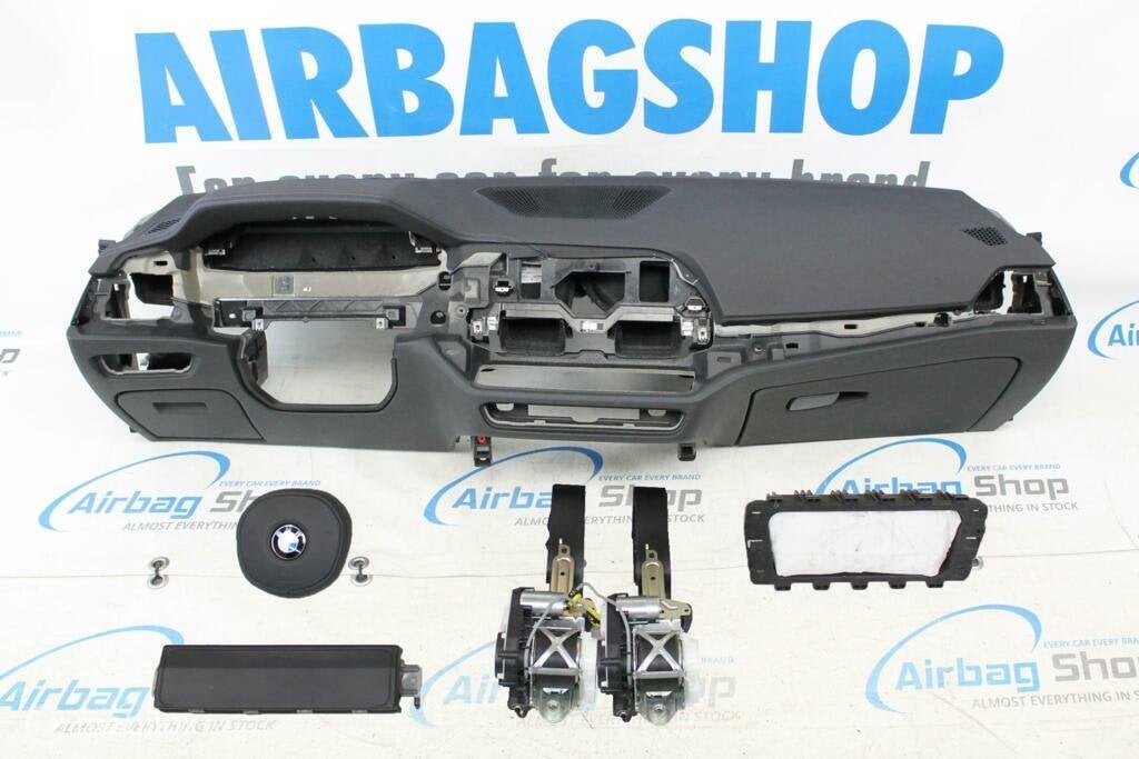 Airbag set Dashboard M HUD blauw stiksels BMW 3 serie G20, Gebruikt, Ophalen of Verzenden