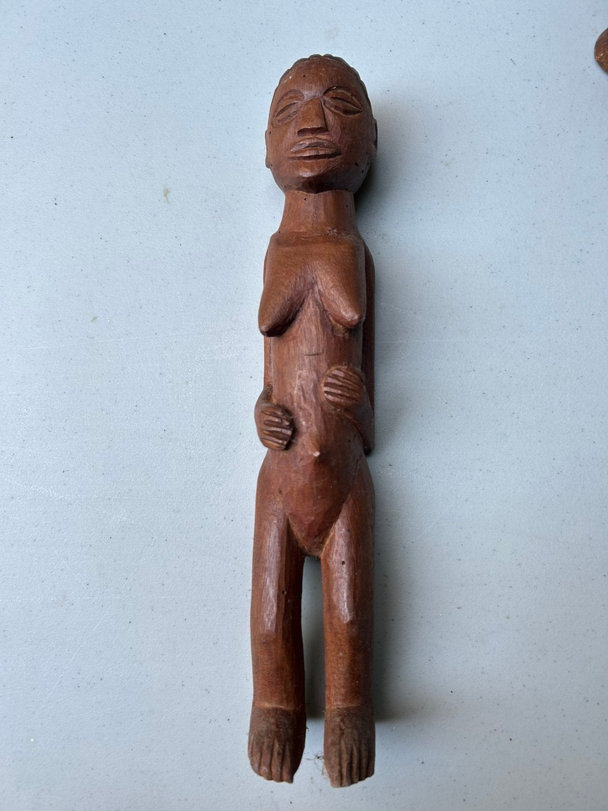 Handgemaakte Afrikaans houten beeltje 35 cm, Enlèvement