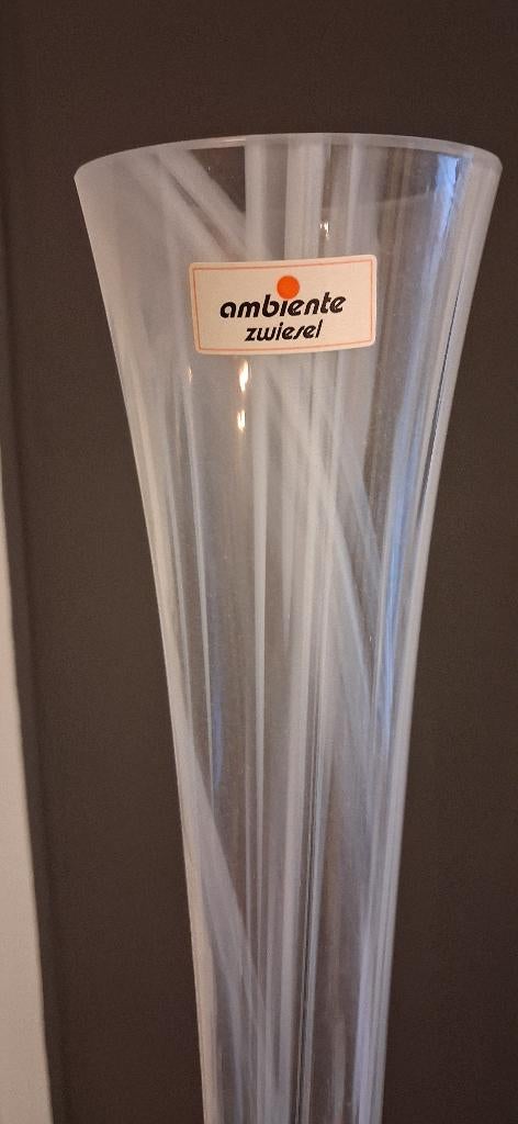 Ambiente Zwiesel 80cm hoge vaas nieuwstaat, Ophalen, Wit, Nieuw, Glas
