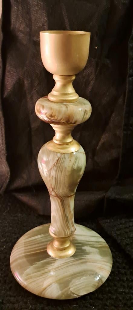 Porte-lampe/bougeoir en onyx, Enlèvement