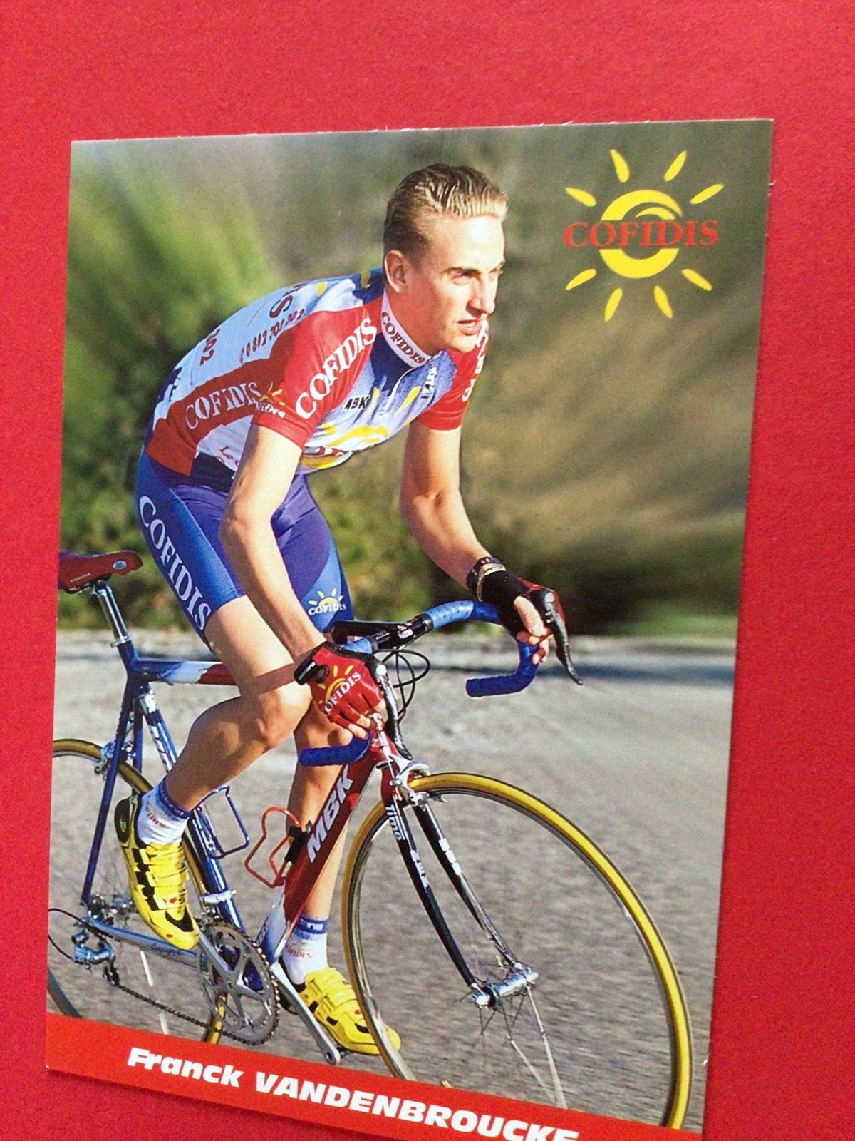 Wielerkaart 1999 team cofidis frank vandenbroucke, Envoi, Comme neuf