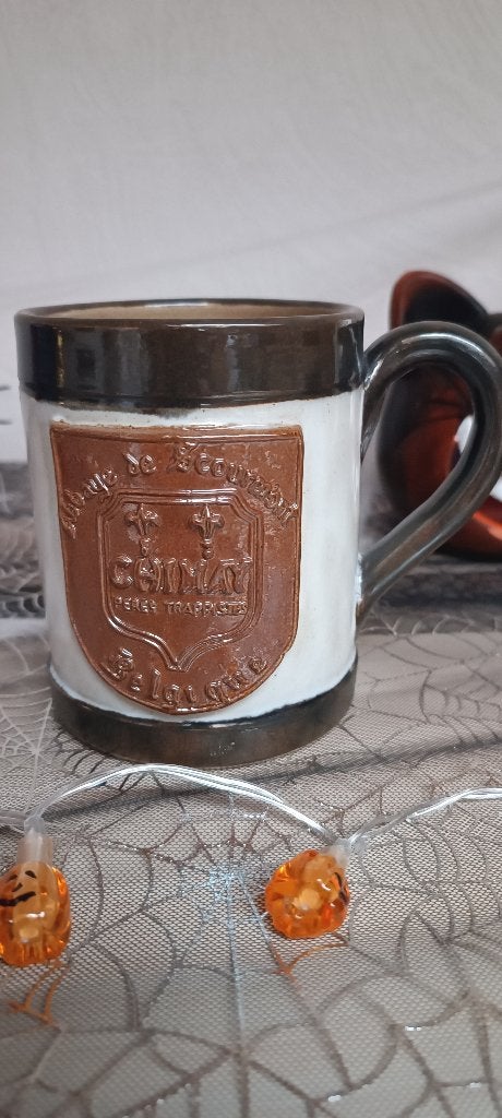 Nieuw  steengoed mok Belgisch speciaalbier Chimay zeldzaam, Ophalen of Verzenden, Nieuw