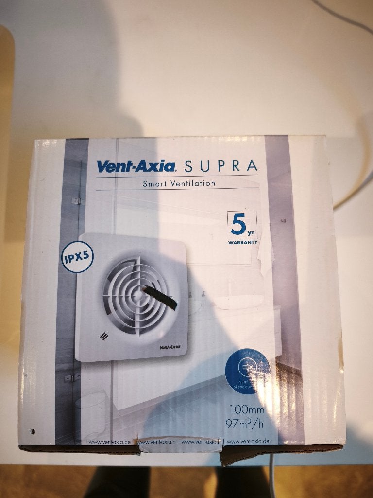 Vent-Axia Supra, Ophalen, Nieuw, Afzuiger
