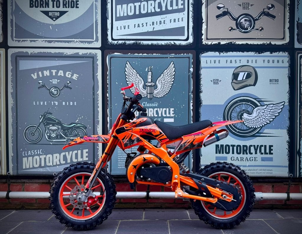 Nieuwe 50cc Pocket Bike Cross — 0 km — Voor kinderen, Motoren, Ophalen of Verzenden, 1 cilinder, 11 kW of minder