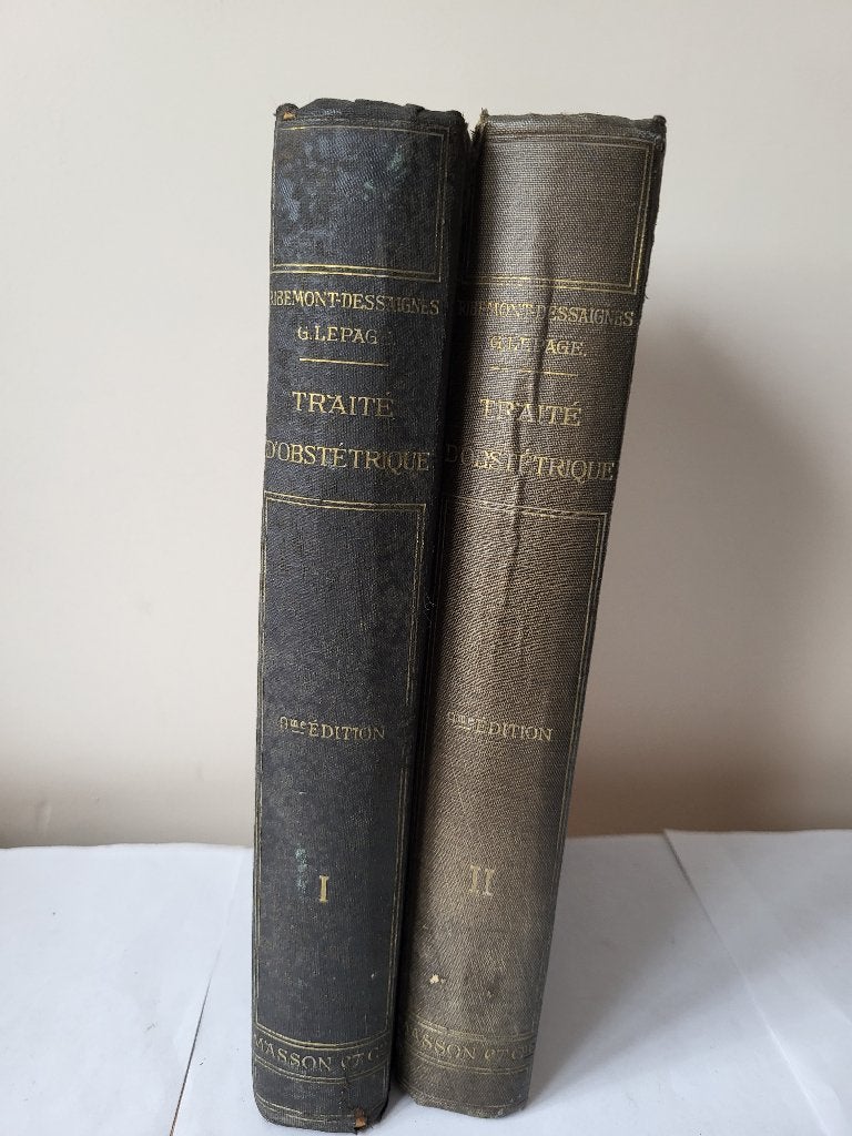 Livre -Traité d'Obstétrique 1923 - Ribemont-Dessaignes, Enlèvement ou Envoi