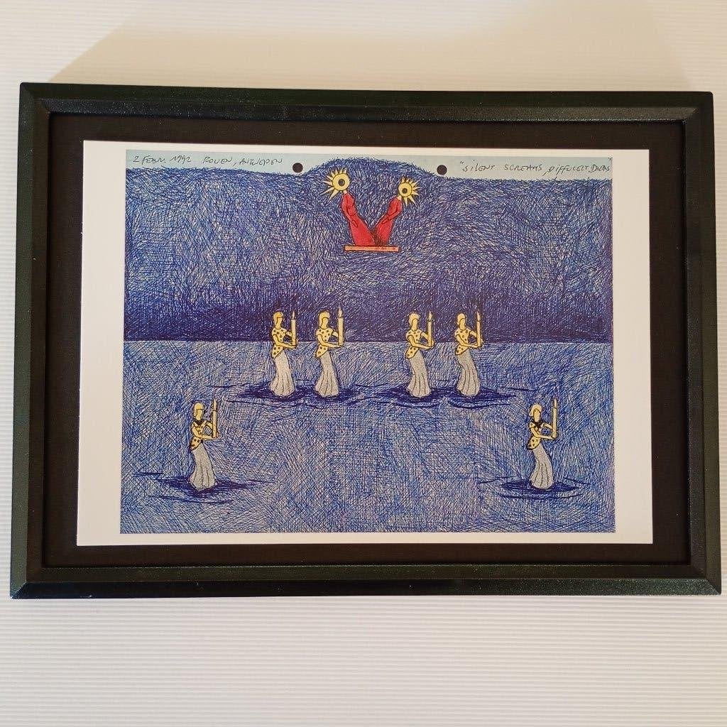 Jan fabre - Silent Scream, Enlèvement ou Envoi, Autres sujets, Impression offset