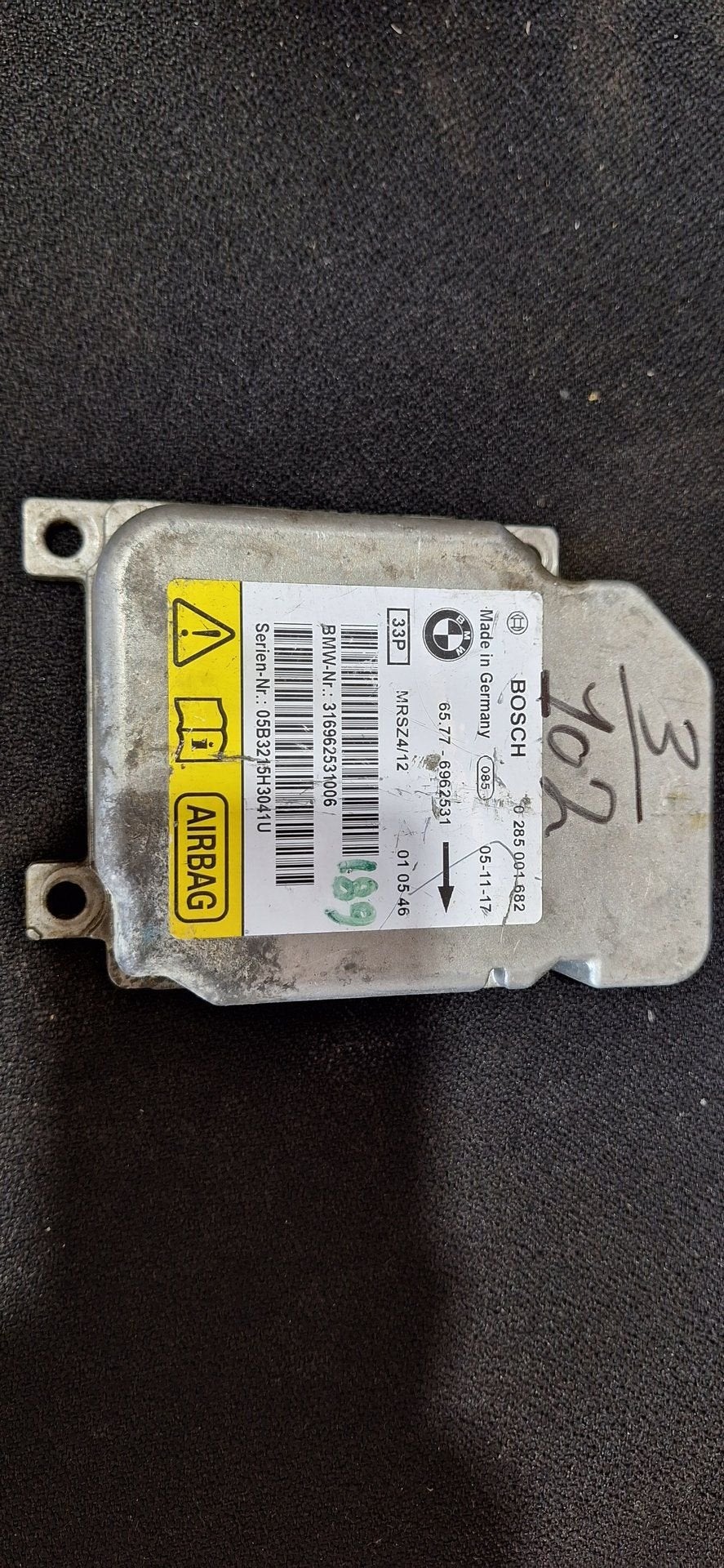 Originele Airbag Stuurmodule Computer BMW 3 Serie E46 X3 E83, Gebruikt, -, -, Ophalen of Verzenden