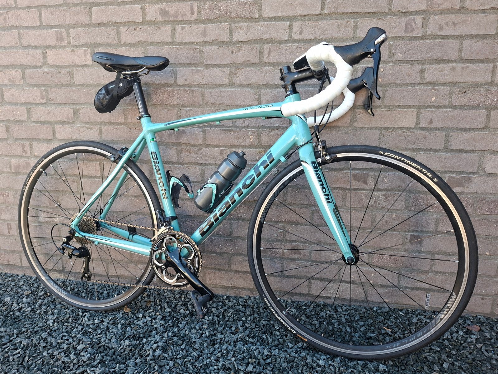 Magnifique Bianchi Impulso (Celeste) - Shimano 105 - Taille, Autres marques, 10 à 15 vitesses, Frein sur jante, Aluminium