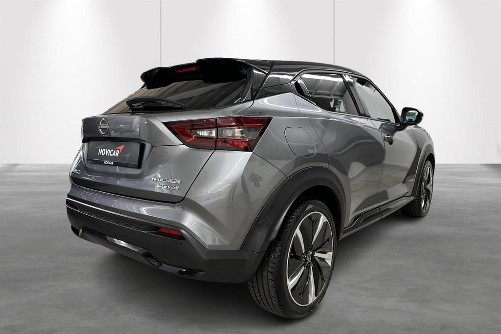 Nissan Juke 1.6 Hybrid 145 N-Design (automatique), Argent ou Gris, 750 kg, 109 g/km, 105 kW
