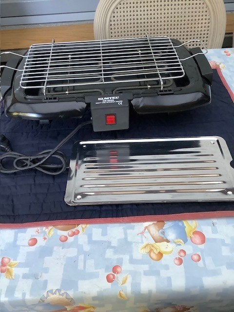elektrische grill 2200 W 220 V Kumtel  KB 6000, Ophalen of Verzenden, Nieuw, Overige merken
