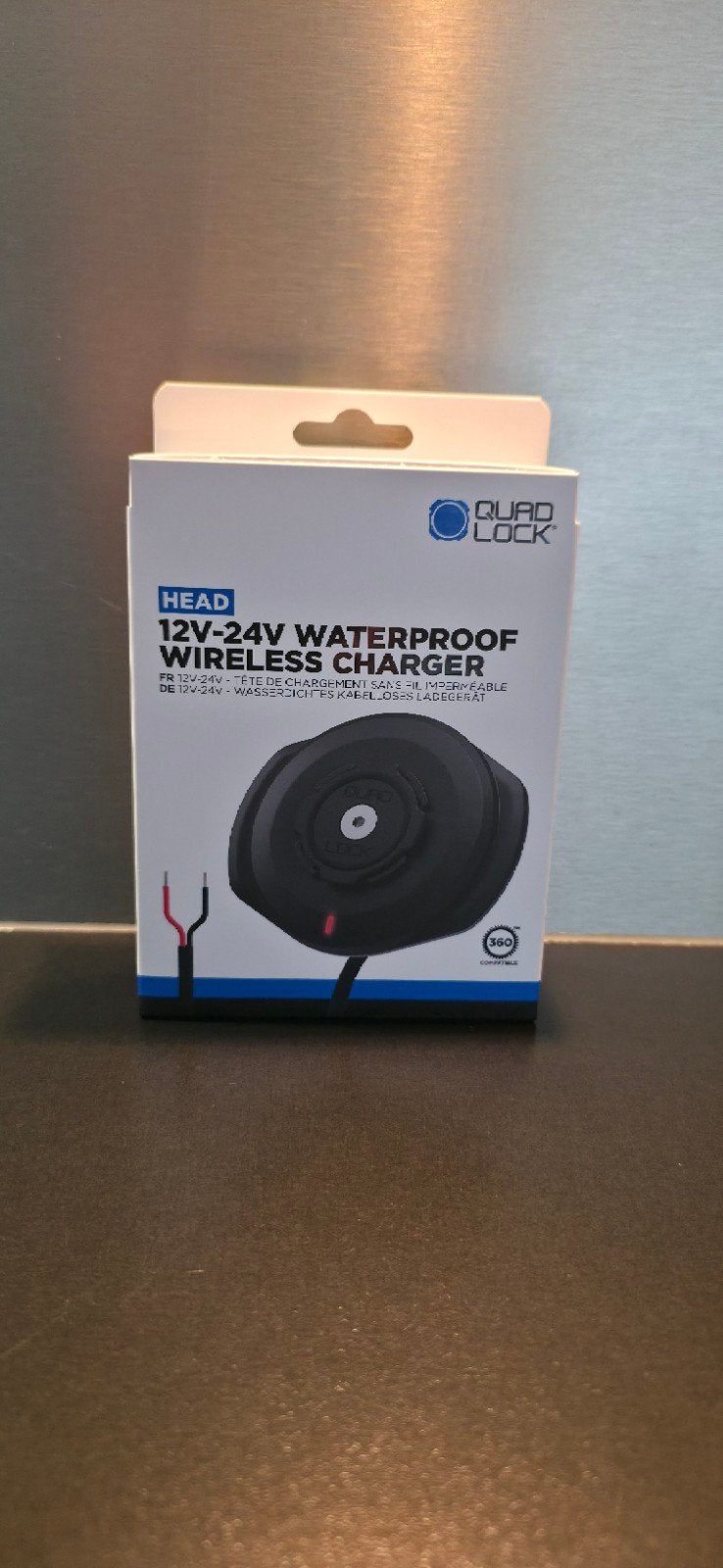 quadlock draadloos laadstation, Telecommunicatie, Ophalen of Verzenden, Zo goed als nieuw, Motor
