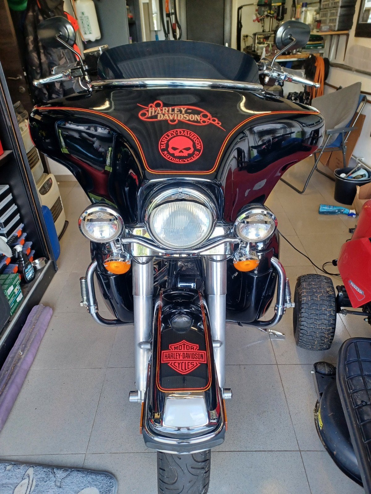 Harley oldtimer, Ophalen