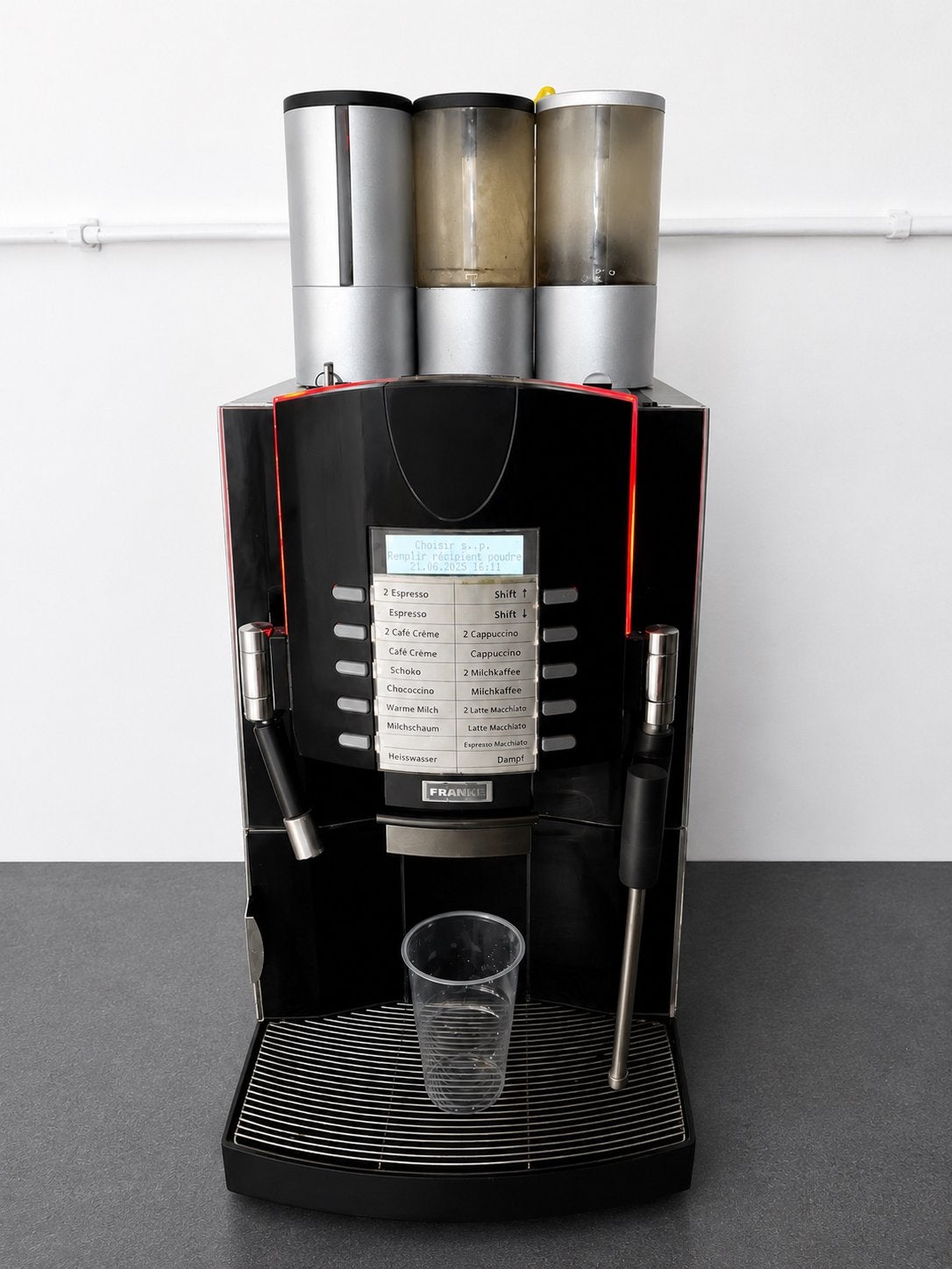 Machine à Café Professional Franke spectra, Enlèvement