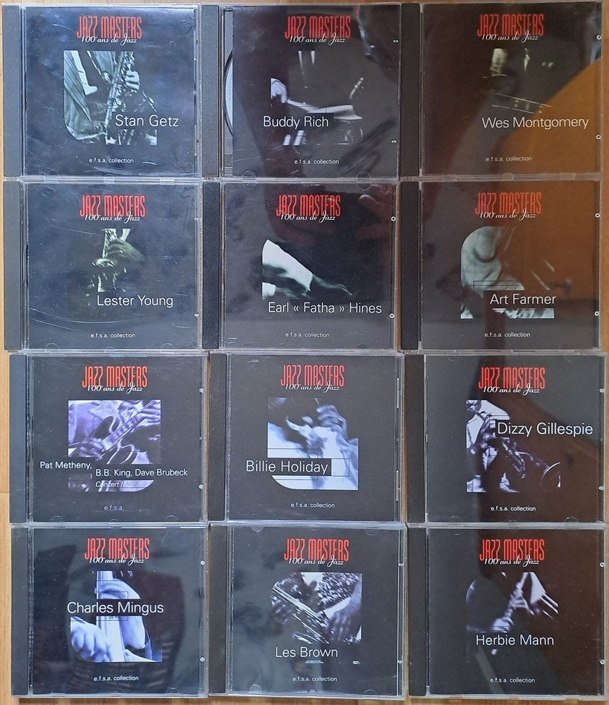 100 ans de jazz - lot de douze CD, Cd's en Dvd's, Cd's | Jazz en Blues, Ophalen, Jazz