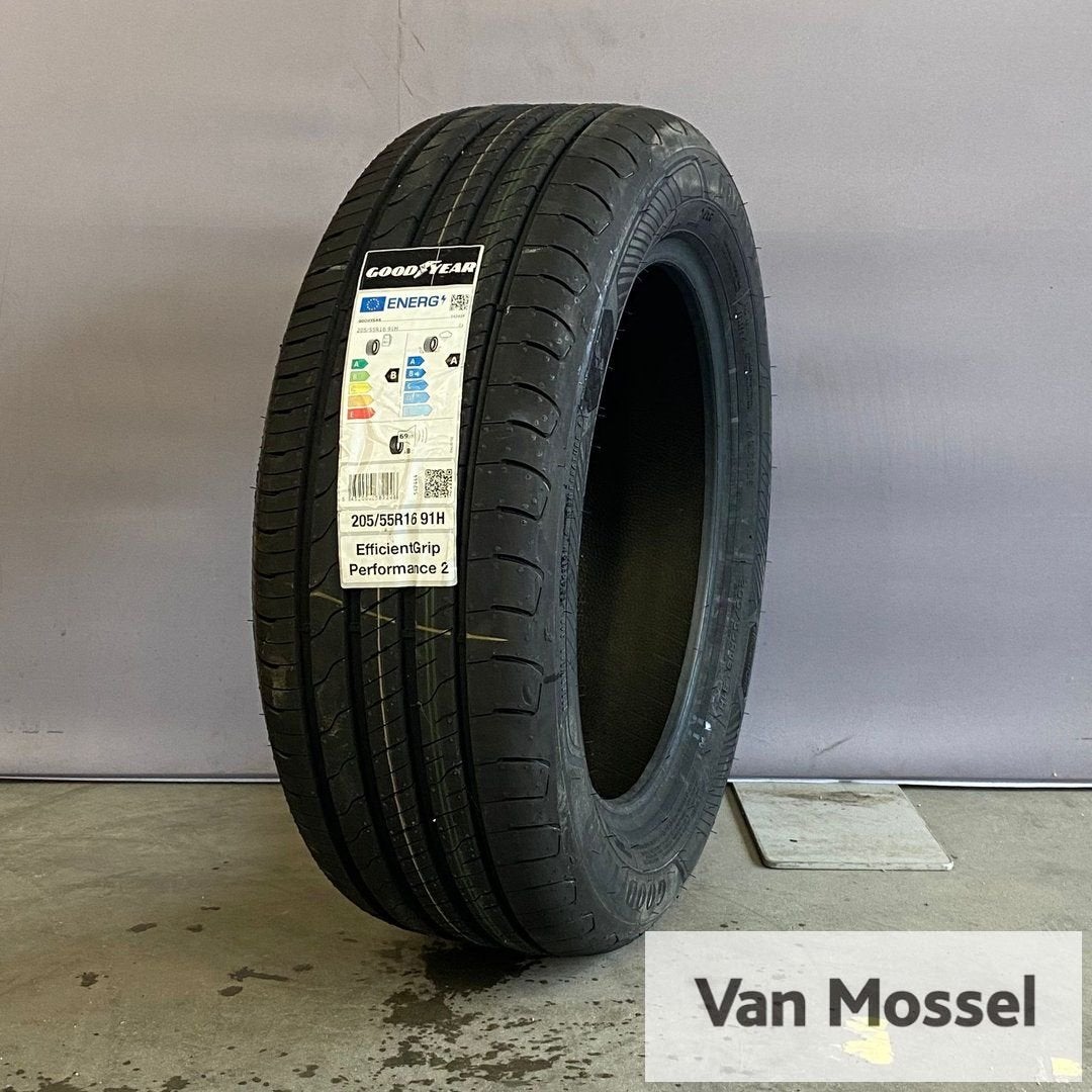 Goodyear Efficient Grip Performance 2 205/55/R16 91H, Gebruikt, -, Band(en), Zomerbanden
