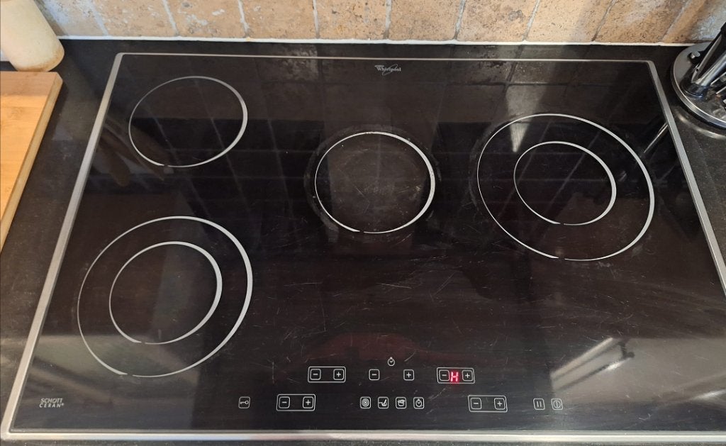 Whirlpool AKT 890 IX - découpe : 750  490 mm, Electroménager, Tables de cuisson, 4 zones de cuisson, Enlèvement, Utilisé, Encastré